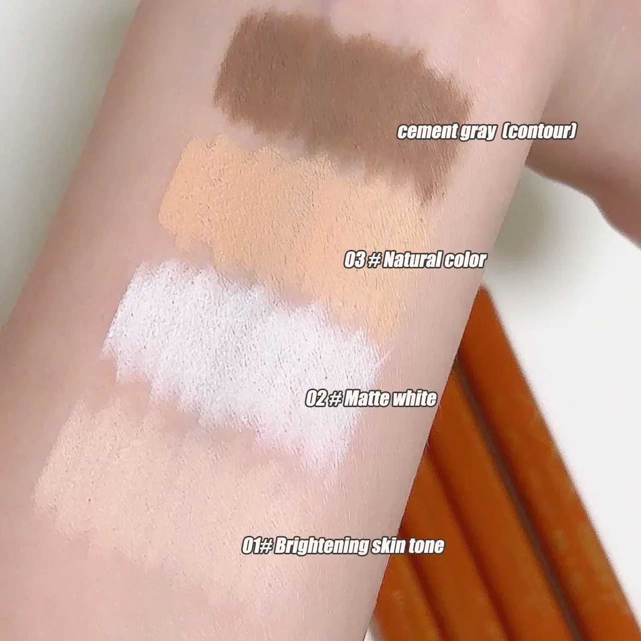 Double-head Nose Shadow Cream Sculpting Contour Pencil Makeup Facial Contouring Cement Gray Natural Steric Highlight StickW250217