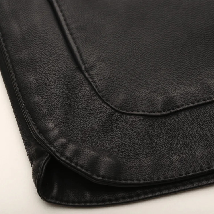 2024 arrival Womens spring autumn Fashion PU Leather Shorts Ladys MidWaist Short sexy Pants 250213