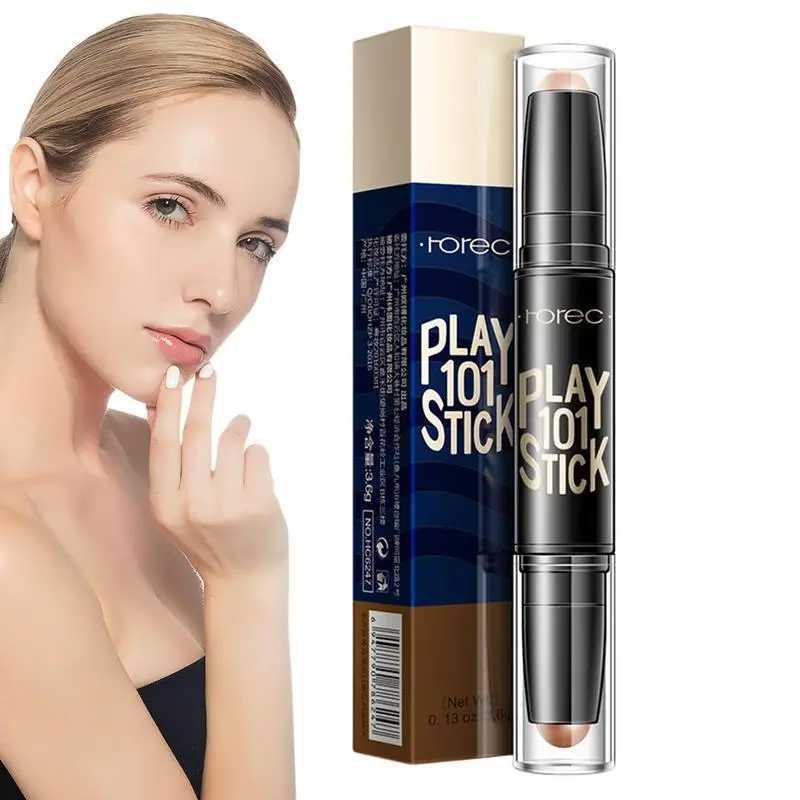 Double-Ended Contour Sticks Concealer Pen Face Make Up Waterproof Contouring Foundation Contour Makeup Concealer Stick PencilW250217