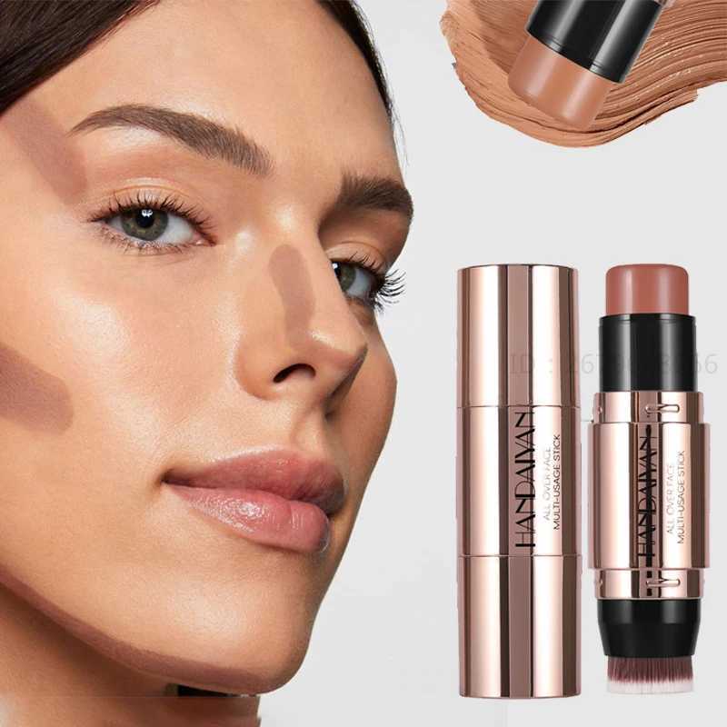 Handaiyan Double Head Highlighters Cosmetic Stick Nature Three-dimensional Nose Shadow Concealer Modify Face Shape MakeupW250217