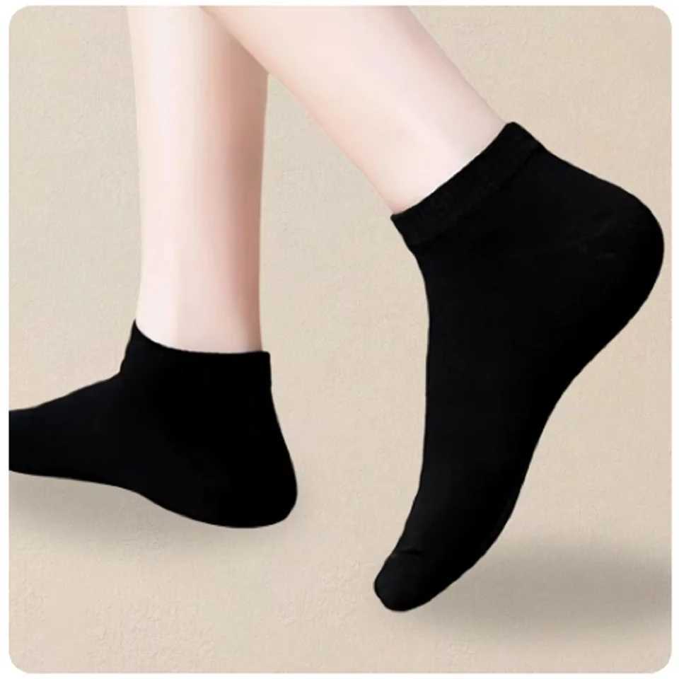 5/0 Pairs Mens Boat Socks Business Sport Sweat Absorption Mature Summer Autumn Solid Color Non Pilling Versatile Ankle Socks W250217