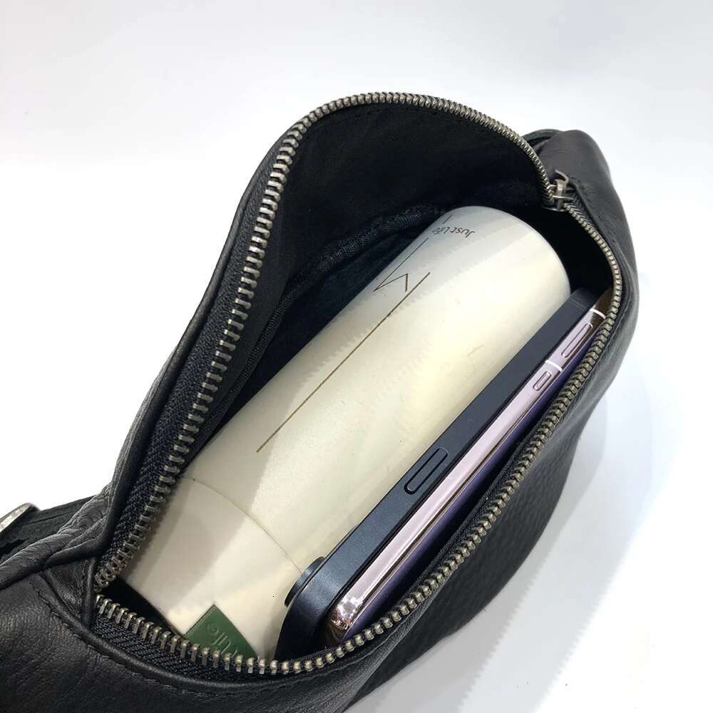 Simple Design Women's Chest Cow Leather Waist Bag Fashion Female Crossbody Bags Outdoor Leisure Fanny Pack For Women