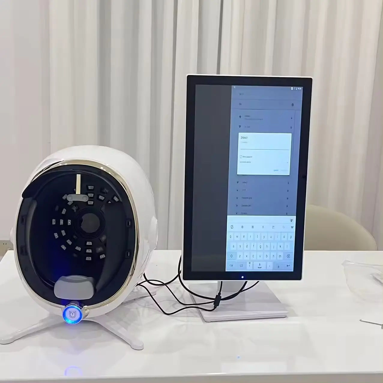 OEM ODM Skin Scanner Analyzer Face Analysis Skin Problem Diagnosis 36 Million Pixels 3D Display Wrinkle Freckle Acne Testing Skin Analysis Machine