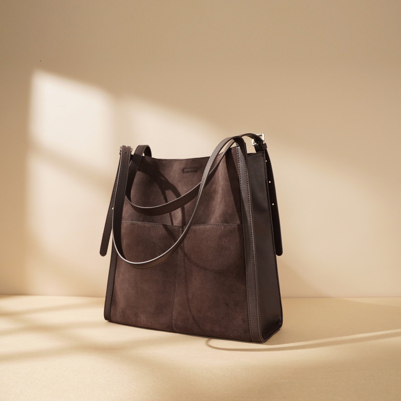 Bag Tote For Women 2025 New Trendy Large Capacity Matte Splicing Versatile Commuter Single Shoulder Women's Bag