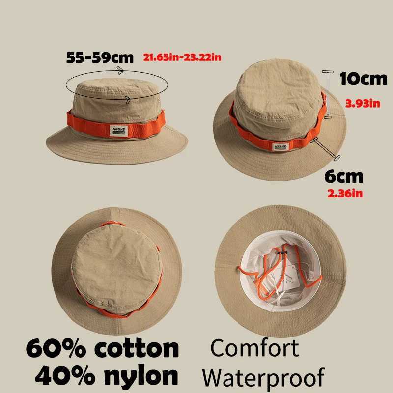 Japanese Hiking Bucket Hat for Women Men Fisherman Hat Summer Vacation Visor upf 50 Sun UV Protection Hat Chapeau Femme W250217