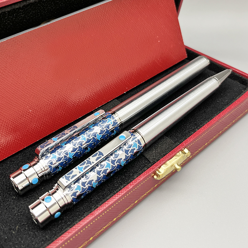 YAMALANG CT Ballpoint Pen Blue With Serial Number Writing Smooth Luxury Stationery