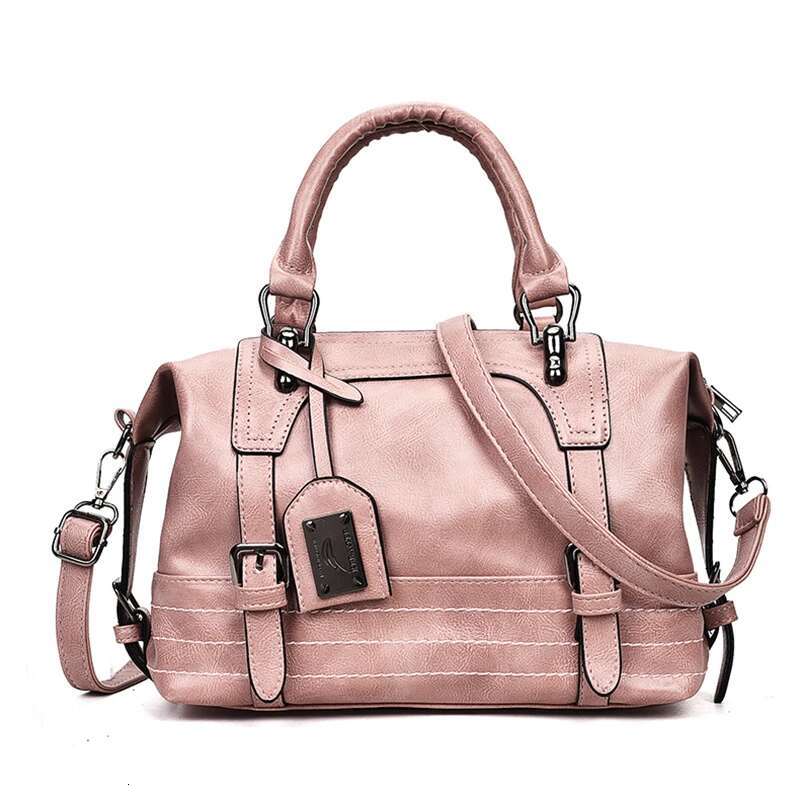 High Quality Soft Leather Handbags Designer Retro Crossbody Bags for Women Large Capacity Ladies Shoulder Messenger Bag
