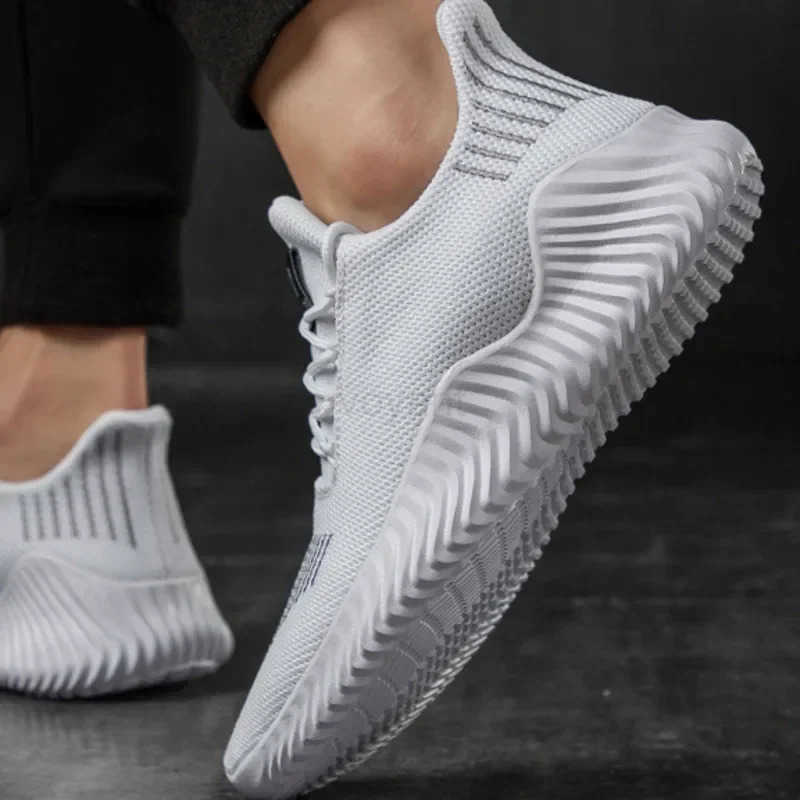 Mens Sneakers White Walking Running Shoes Men Casual Shoes Sneakers for Men Plus Size 49 Mens Tenis Mascino Z250217