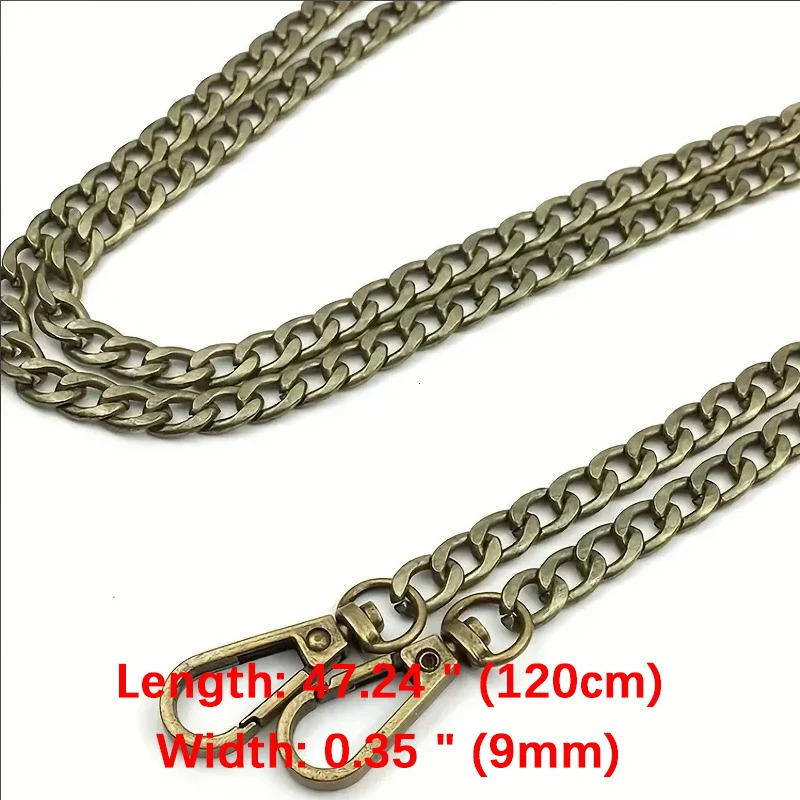 Metal Chain Accessories Cross Shoulder Portable Wrist Bag Chain Strap Replacement Luggage Accessories Versatile Decoration 250214