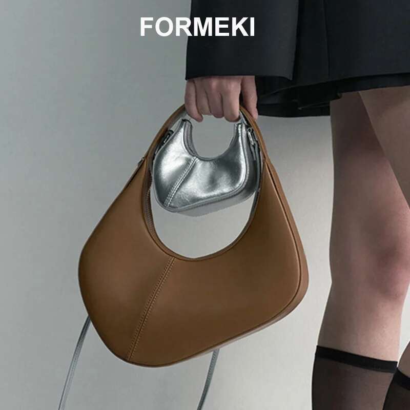 Formeki 2024 New Chic Design Women Single Shoulder Underarm Irregular Personality Female Angular Crossbody Bag