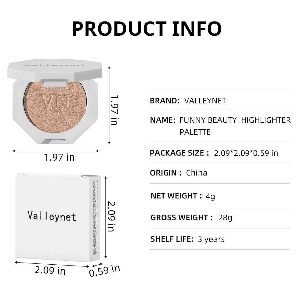 3 Color Highlighter Shimmer Waterproof Long-lasting Champagne Color Highlighter Powder Texture Brightening Facial ContoursXJ250217