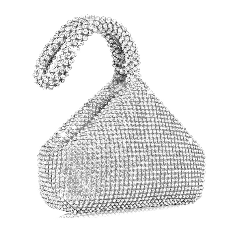 Chic Women's Diamond Evening Handbag Ideal for Glamorous Weddings and Celebrations
