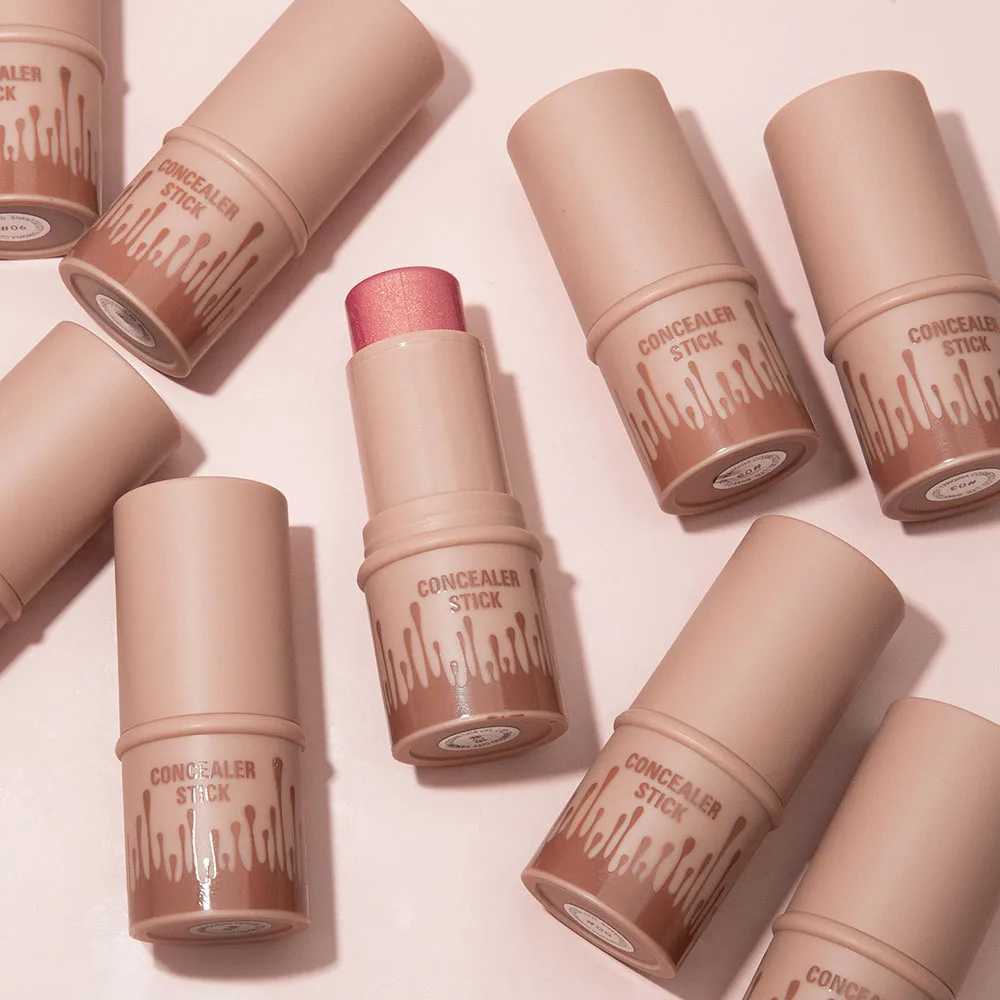 Makeup Face Contouring Bronzer Stick Highlighter 2 in 1 Matte Glitter Brightening Silkworm Ber Rouge Cream Concealer PenW250217