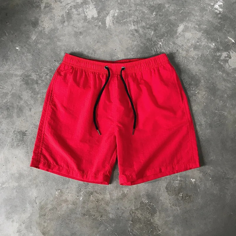 Ice Silk mens beach shorts Light breathable Summer sports Candy color Surf Swimming loose large size 250118