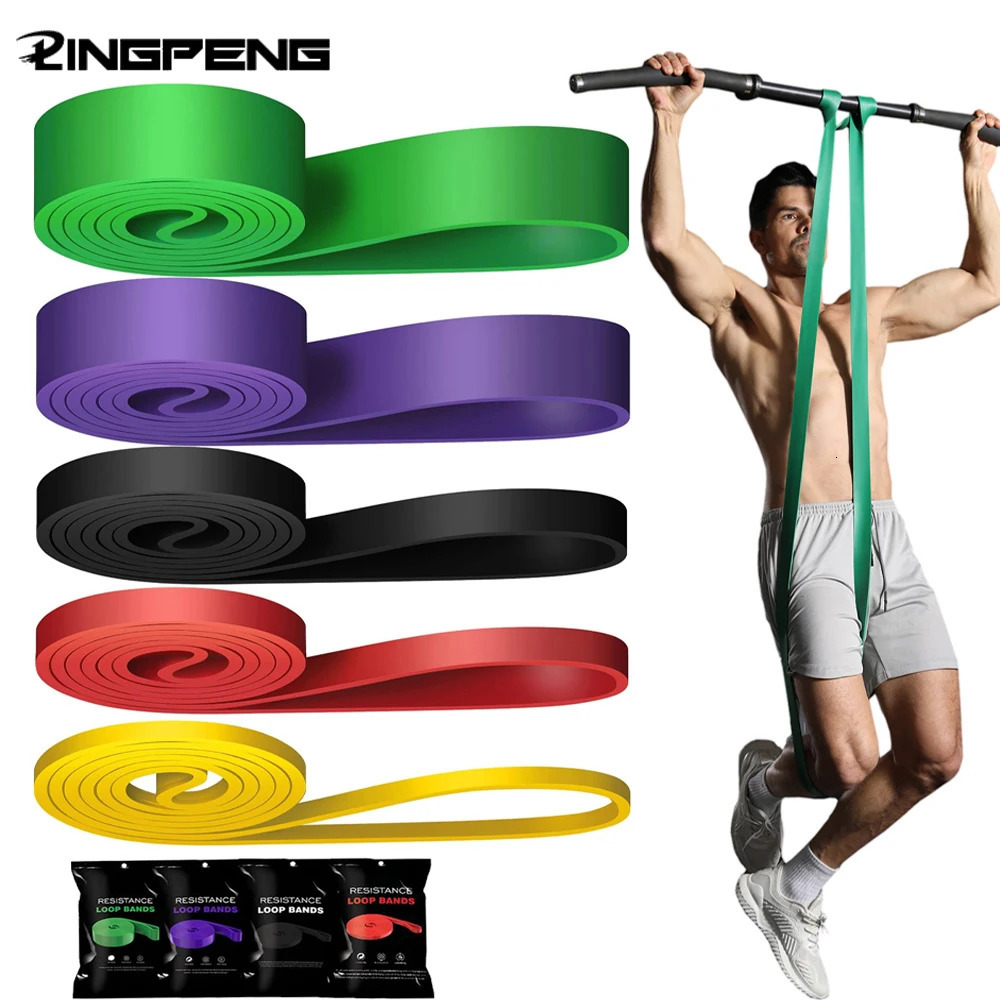 20230lbs HeavyDuty Resistance Band Agility Training Workout Gym Equipment Yoga Pilates Accessories Rubber Home 250213