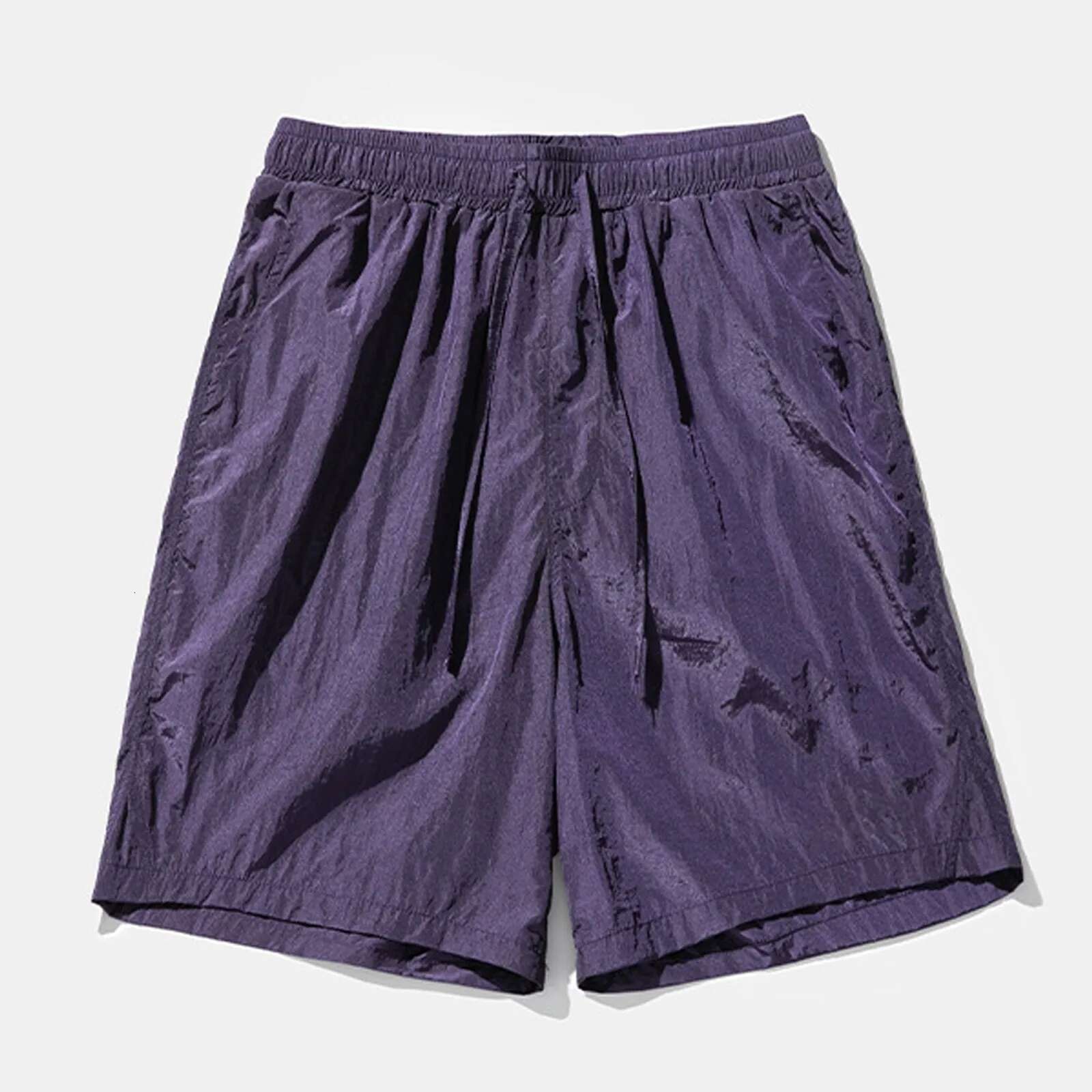 Men's Ultra-thin Beach Outdoor Casual Shorts Men's Designer Shorts Summer New Style Slightly Wrinkled High-quality Street Sports Straight Le
