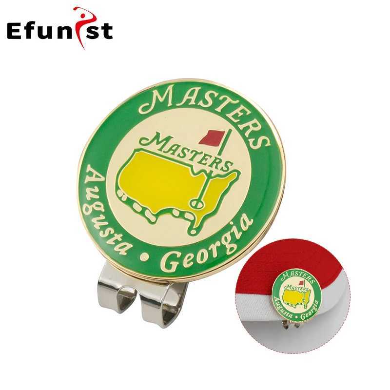 Pcs Golf Ball Marker Golf Cap Clips With Magnet Mark Golf Ball Position Removable Metal Various Styles Men Women Drop ShipW250215