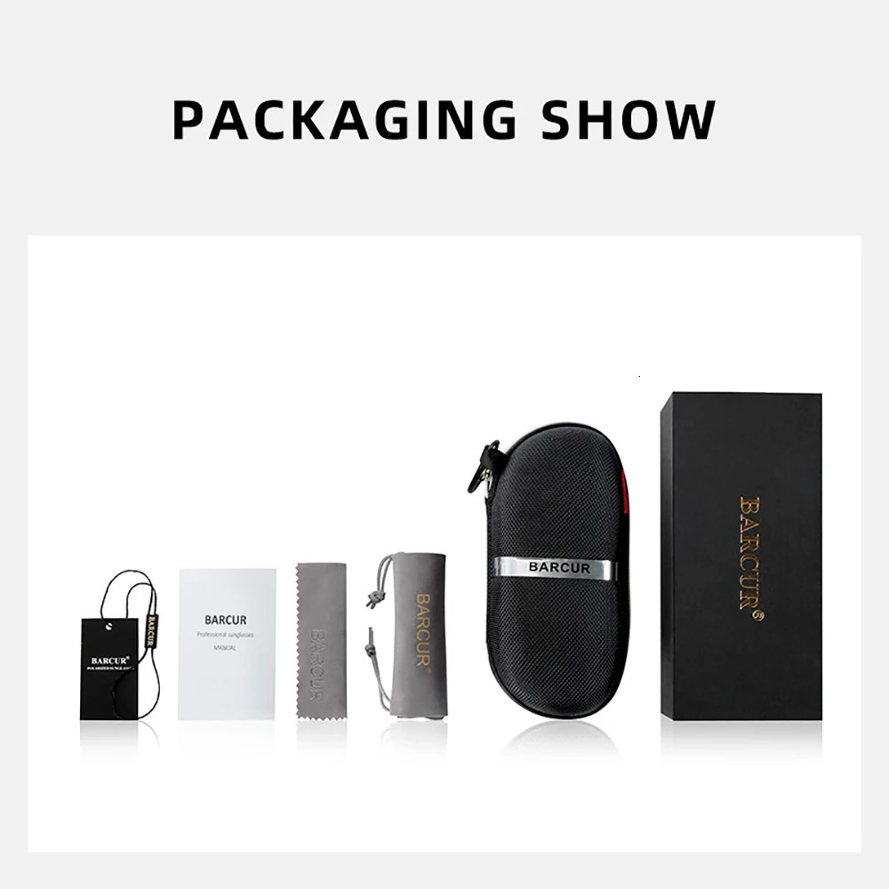 BARCUR Temples Sunglasses Women Polarized Fashion Sun Glasses Driving Round Ladies Sunglass 250214