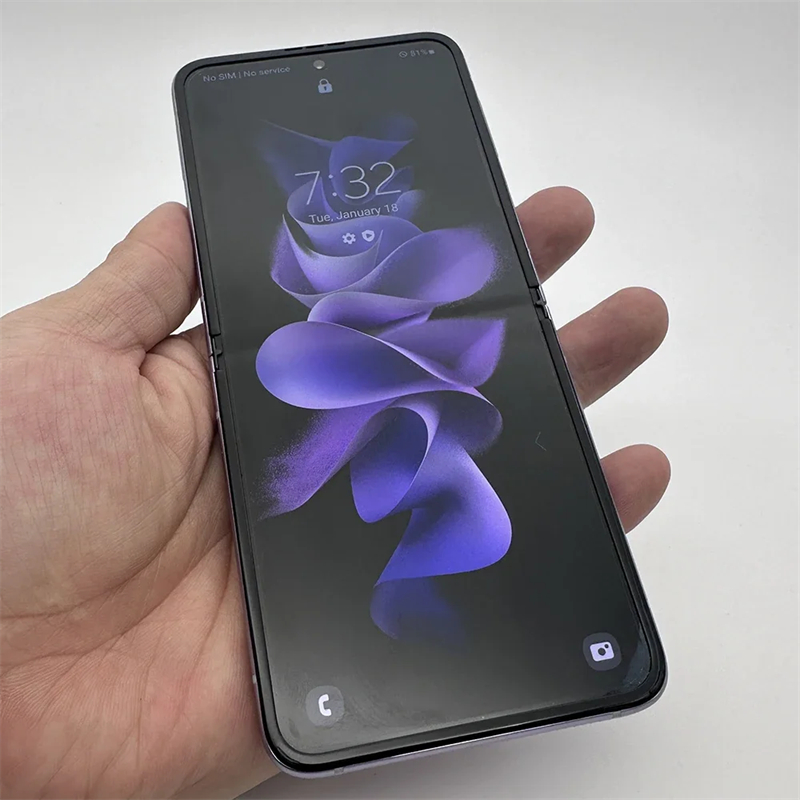 Refurbished Samsung Galaxy Z Flip 3 5G F711U1 6.7" 8GB 128/256GB NFC Snapdragon Original Unlocked Foldable MobilePhone