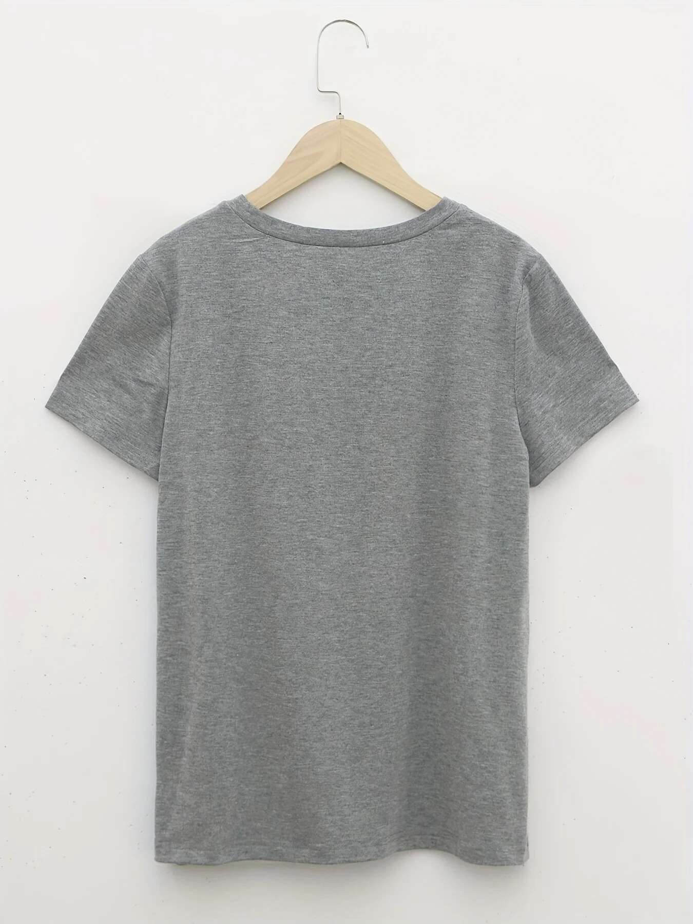 Fashion Dandelion Print Round Neck T-shirts For Spring And Summer Casual Short Sleeved Tshirt Tops For Women's Clothing Designer T Shirt