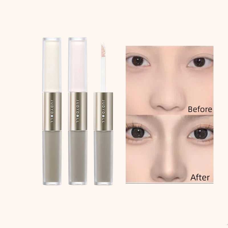 Judydoll Dual Head Highlighter Contouring Liquid Matte High Gloss Face Bronzer Contour Stick Nose Shaping Pen Cosmetics MakeupW250217