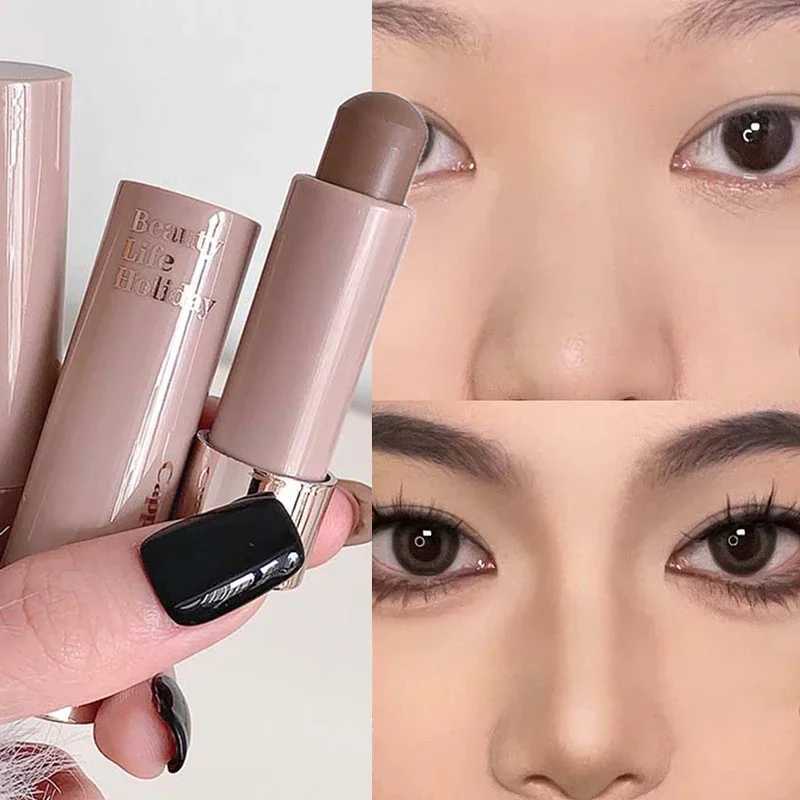 Waterproof Nose Shadow Contouring Bronzer Highlighters Stick Matte Grey Brown Bronzer Contouring Stick Face Brighten CosmeticsW250217