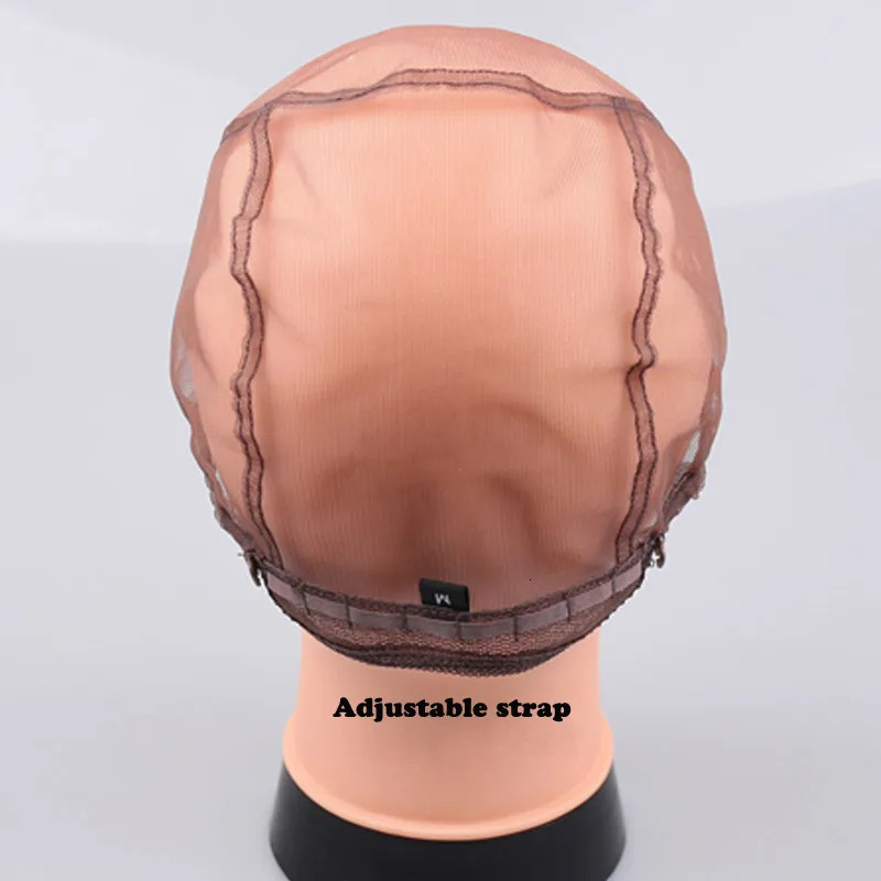 Full Swiss Lace Wig Cap With Adjustable Strap For Making Lace Wigs 1Pcs Ventilating Wig Cap For Hair Extension Wig Accessories 250214