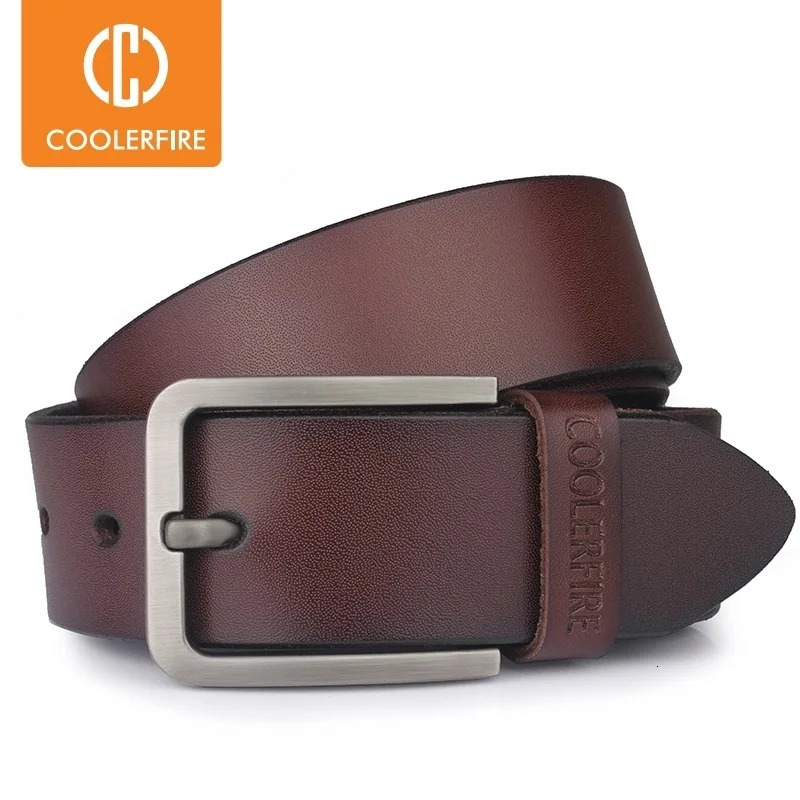 Mens Belt Genuine Leather Belt For Men Belts Men High Quality Fashion Wide Belts 250213