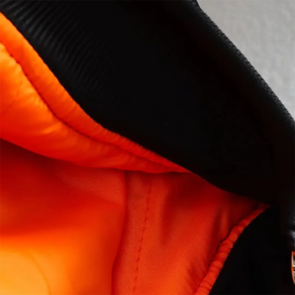 UNIZERA AutumnWinter Womens Casual Loose Fit Cotton Clipped Pilot Jacket Baseball Suit Long Sleeve Collar Coat 250213