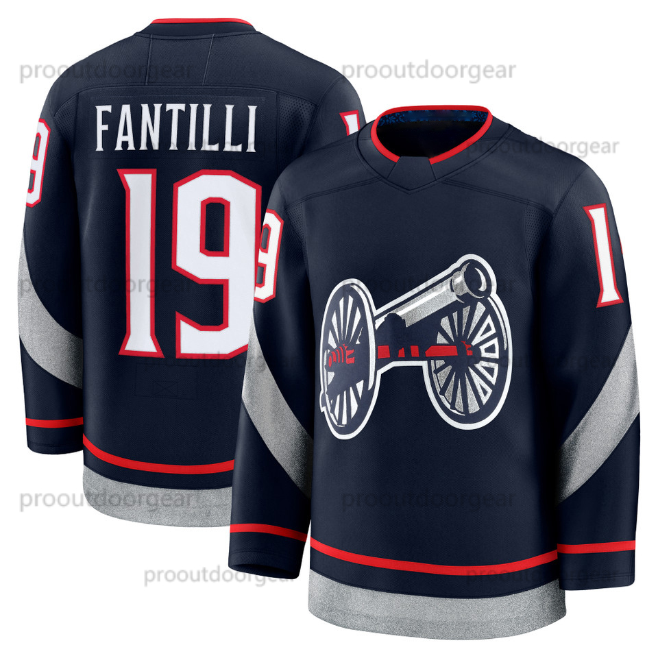 2025 Stadium Series Hockey Jersey Werenski Merzlikins Fantilli Ice Hockey Jerseys Any Name Number Mens Womens Youth