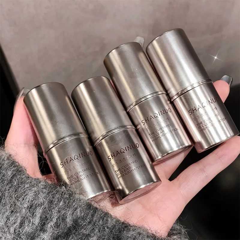 Glossy Highlight Stick Pearlscent Brighten Eye Cheek Silkworm Solid Eyeshadow Balm Shimmering Moisturizing Non-stick MakeupXJ250217