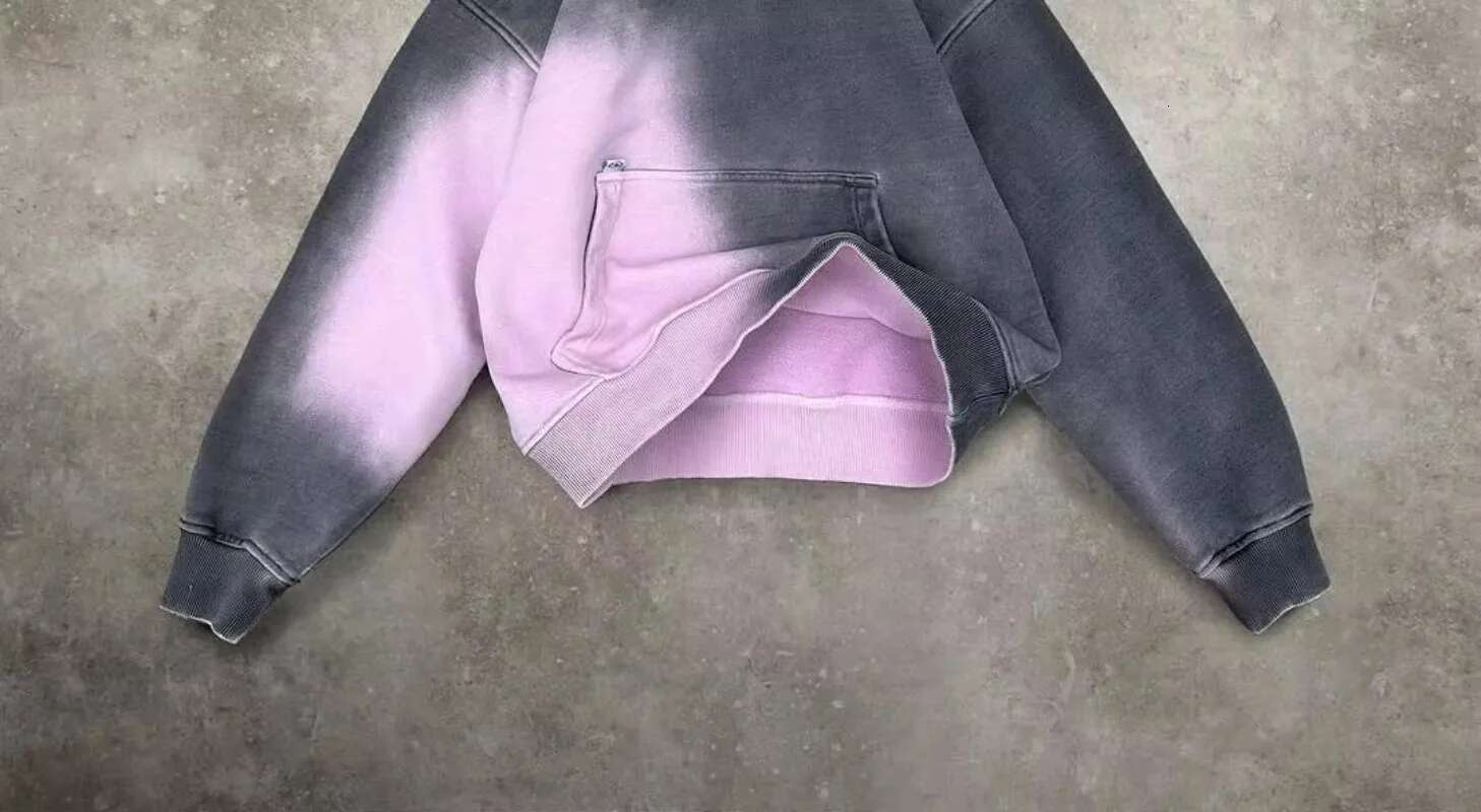 Y2K Haruku New Fashion Street Vintage Gradient Pullover Hoodie Women Gothic Hip Hop Popular Casual Joker Sport Sweater