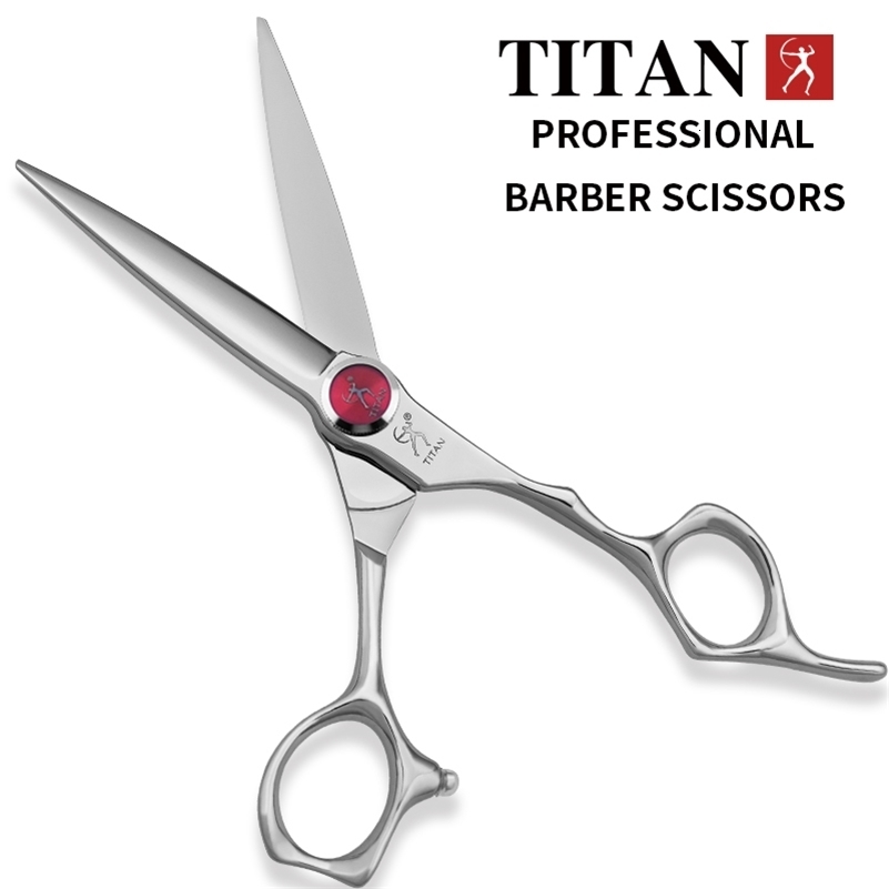 TITAN professional barber scissors hairdressing cutting hair japan vg10 steel 6inch highend salon tool 250108