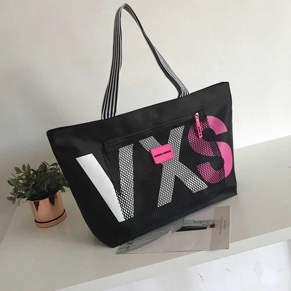 Fashionable shoulder bag waterproof handbag beach bag large capacity womens travel shopping bag suitable for daily travel - ll Y250213