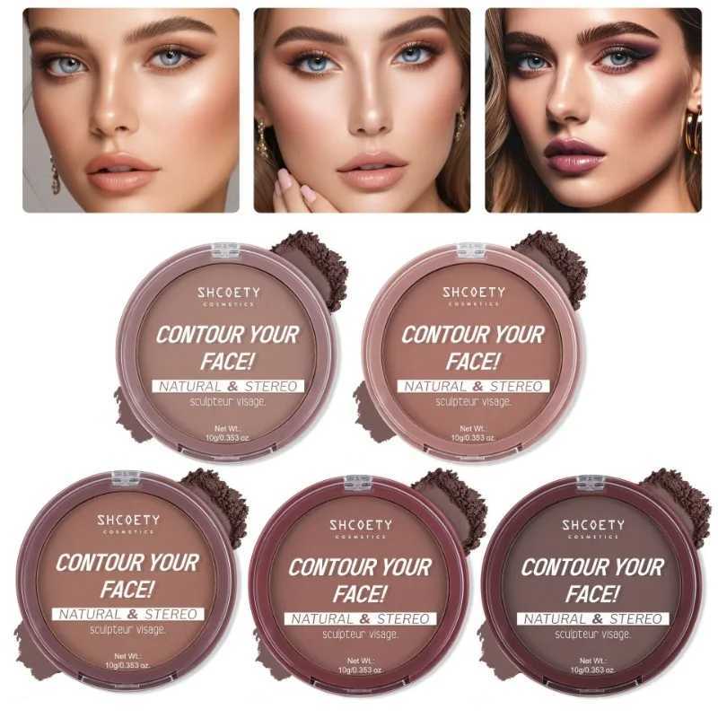5 Colors Contour Pressed Powder Facial Matte Shaping Powder Shadow Lasting Waterproof Oil-control Loose Powder Bronzers MakeupXJ250217