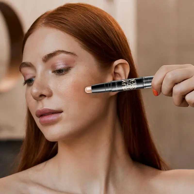 Double-Ended Contour Sticks Concealer Pen Face Make Up Waterproof Contouring Foundation Contour Makeup Concealer Stick PencilW250217