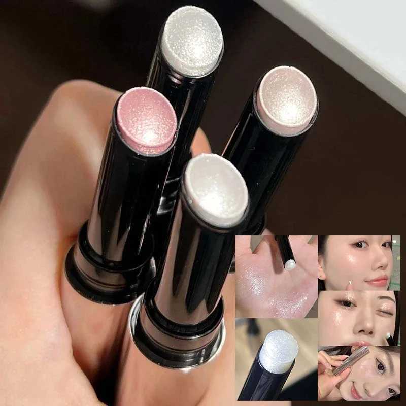 Shimmer Highlighter Stick Natural Diamond Glitter White Highlight Eyeshadow Pencil Contour Shading Brightening Face Body MakeupW250217