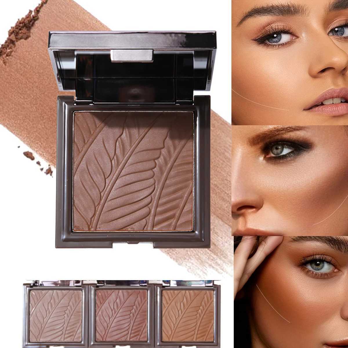 Matte Chocolate Brown Shade Concealer Contouring Powder Press three-dimensionalXJ250217