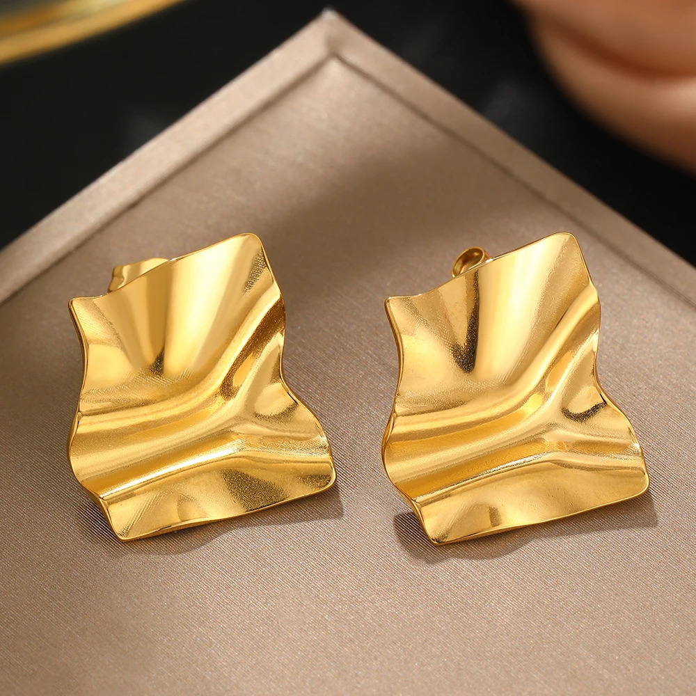 Stainless Steel Earrings Trendy Knotted n Fashion For Women Jewelry Irreproducible Classic Party Gift 250213
