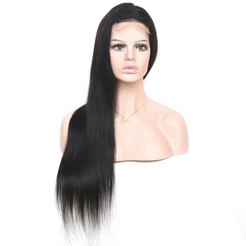 HD Lace Front Wig 5X5 Closure Wigs Brazilian Peruvian 100% Human Hair 10-34inch Indian Straight Natural Color
