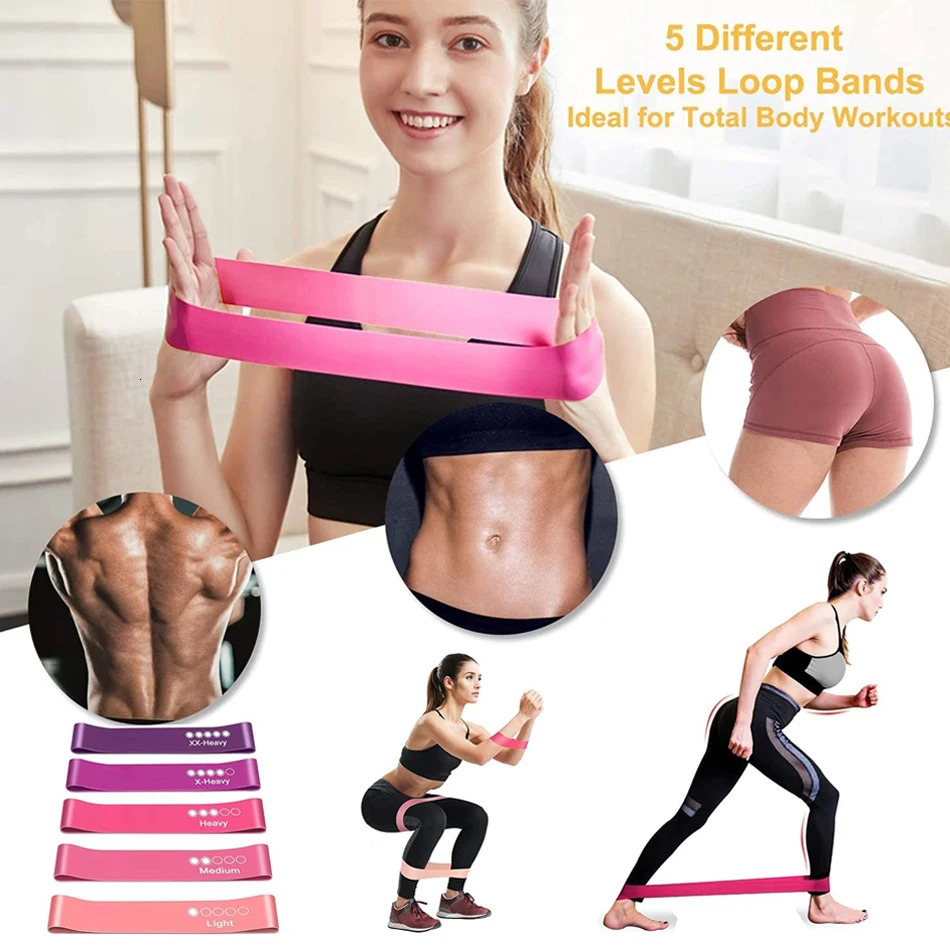 Gym fitness resistance band for yoga stretch pull assist rubber Crossfit exercise training equipment 250213