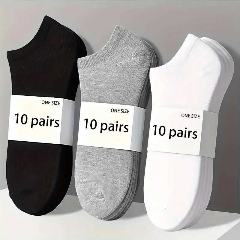 5/0-Pack Unisex Comfort-Fit Ankle Socks For All Breathable Lightweight - Ideal For Sports Daily Wear W250217