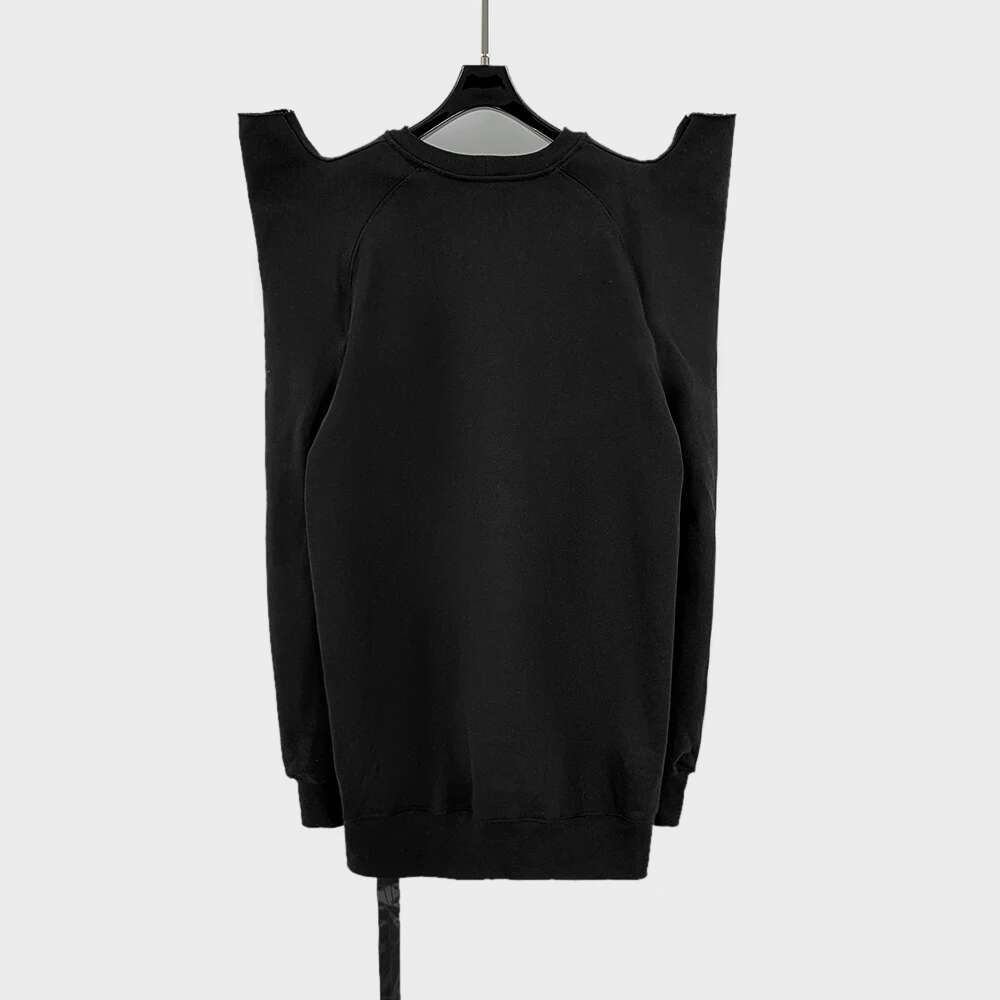 Owen Seak Women Sullover Gothic High Street Clothing Spring Black Coats Sweater