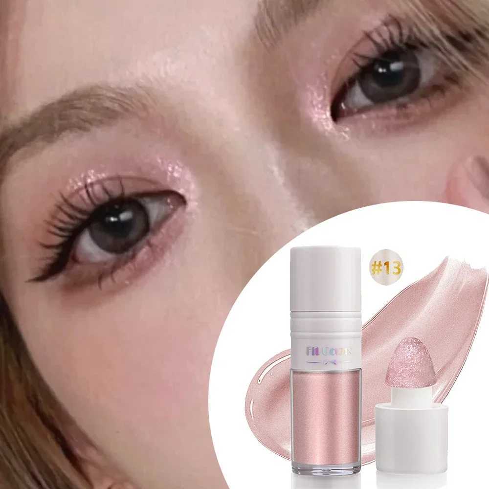 Soft Sponge Peach Glitter Liquid Highlighter Stick Lescent Shiny White Brighten Face Body High Gloss Bronzer Contour MakeupW250217