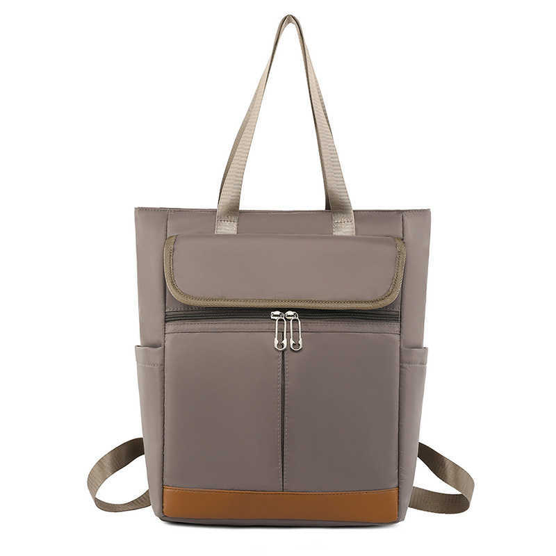 Womens Backpack Womens Fashion Contrast Outdoor Travel Backpack Oxford Cloth Portable Casual Backpack Womens Bag