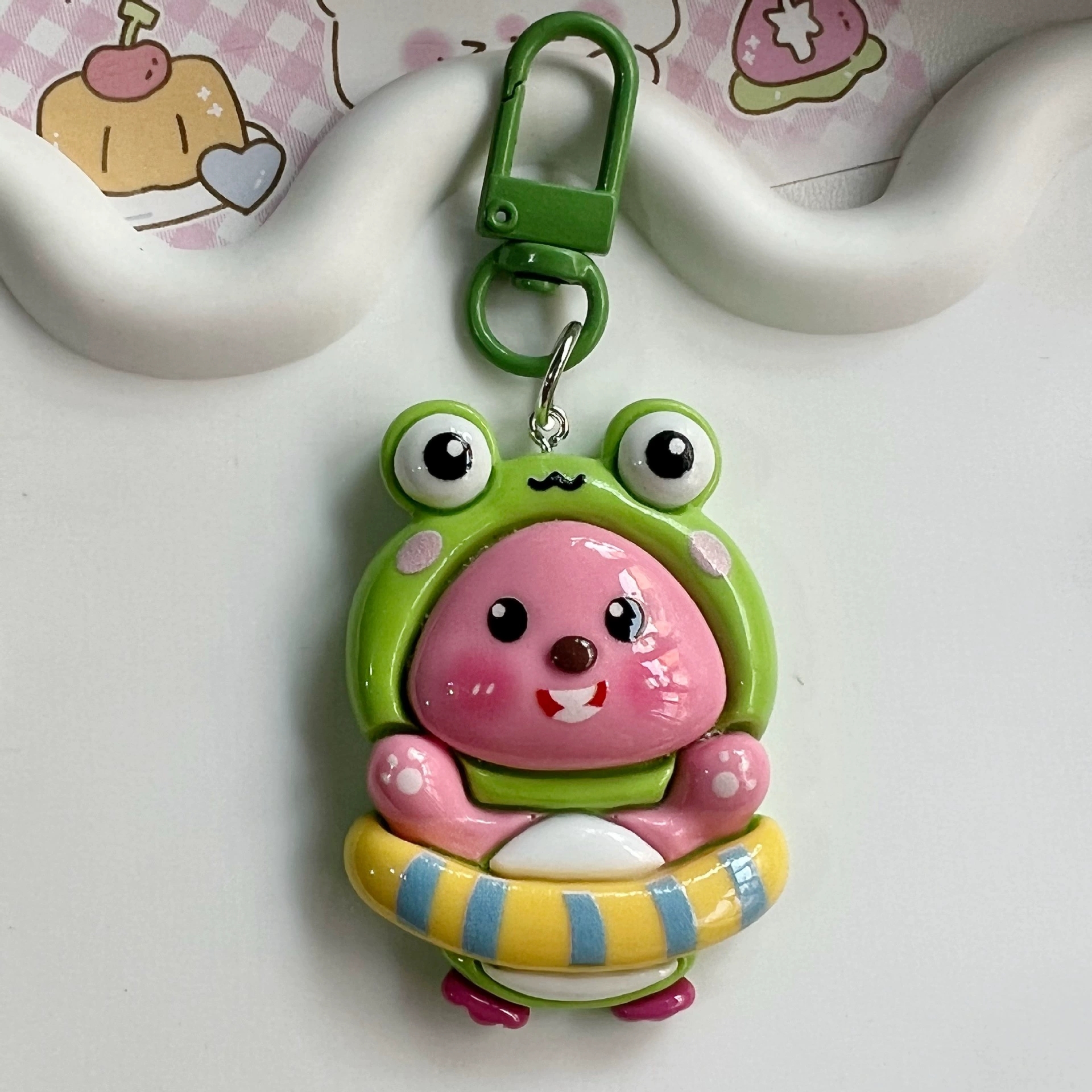 Large size sea carp three-dimensional cross dressing keychain sweet girl best friend couple gift backpack pendant accessory hanging decoration