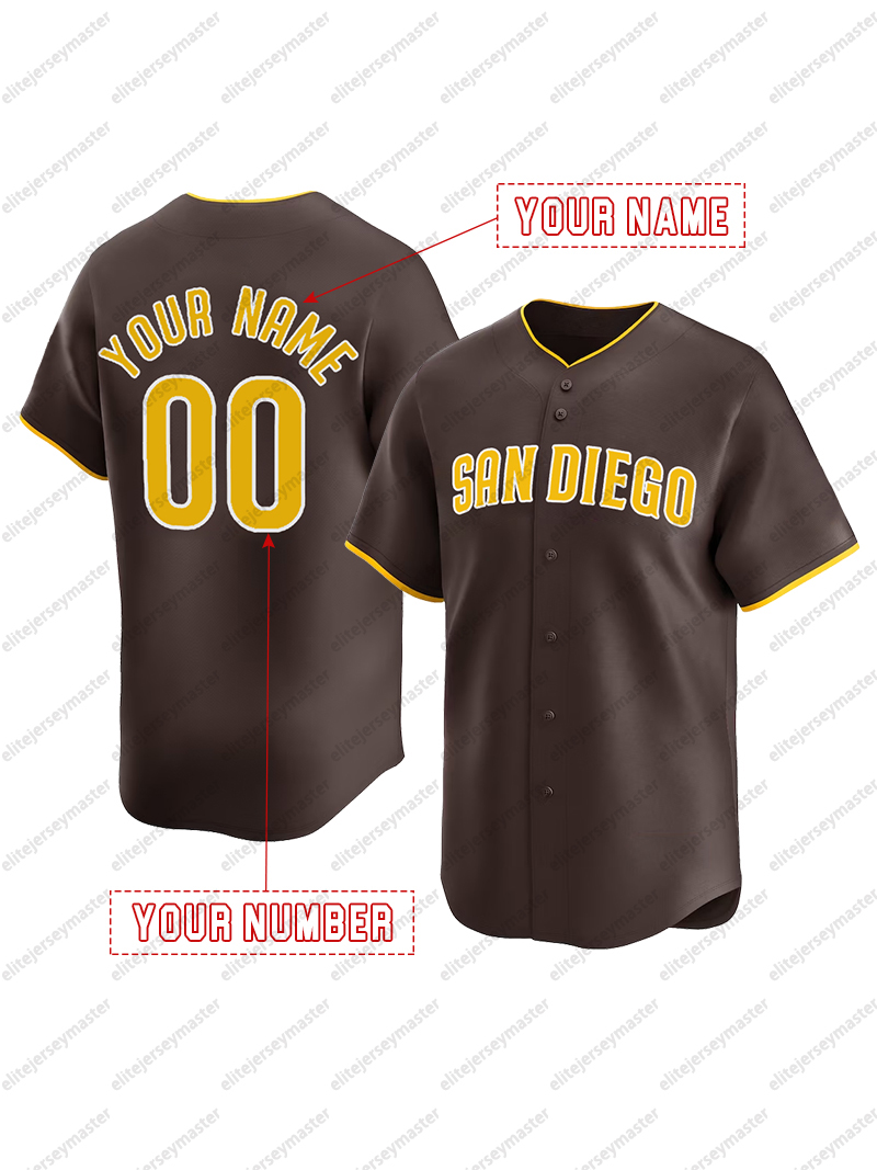 Fernando Tatis Jr. Custom Baseball Jersey Stitched Personalized Manny Machado Customized Jerseys Custom Any Number Name