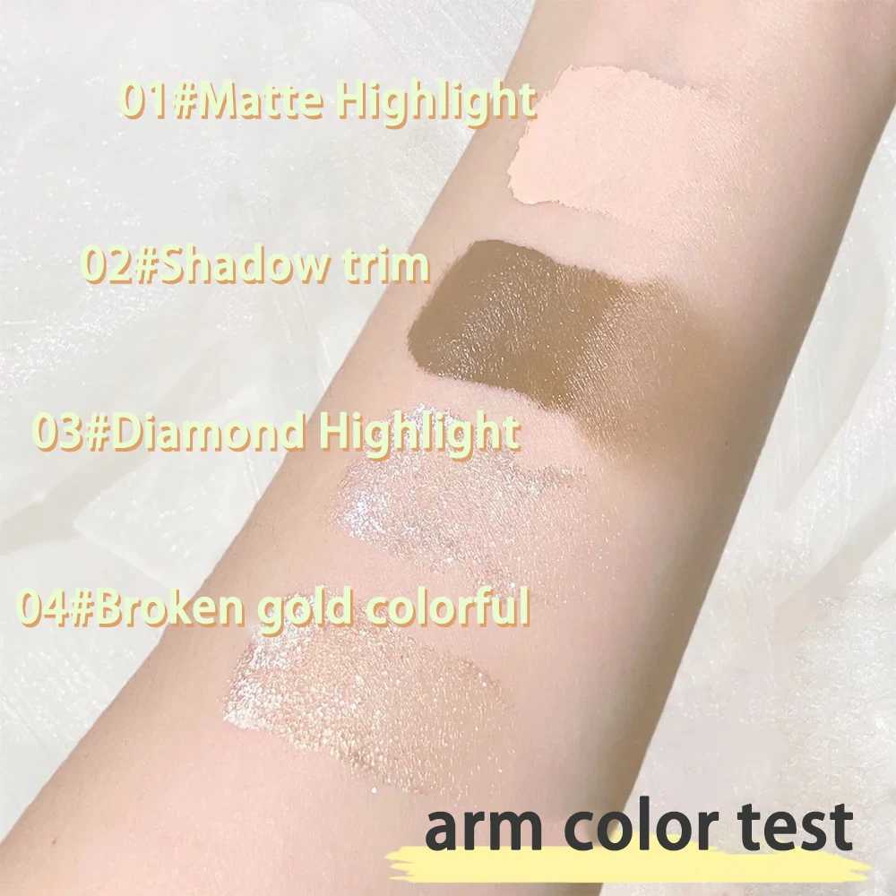 Highlighter StickFace ContourLiquid ShadowGlitterBrighteningConcealerThree-Dimensional HighlighterSilkworm PencilW250217