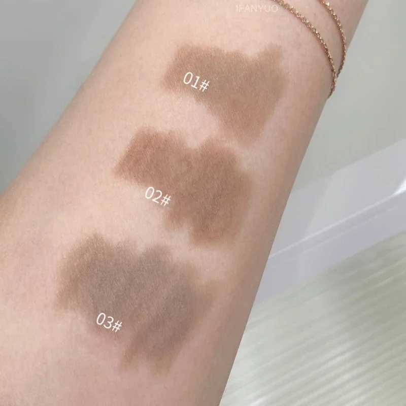 Double-ended Dual-purpose High-light Trimming Stick with Brush Natural Three-dimensional Nose Bridge Shadow Contouring StickW250217