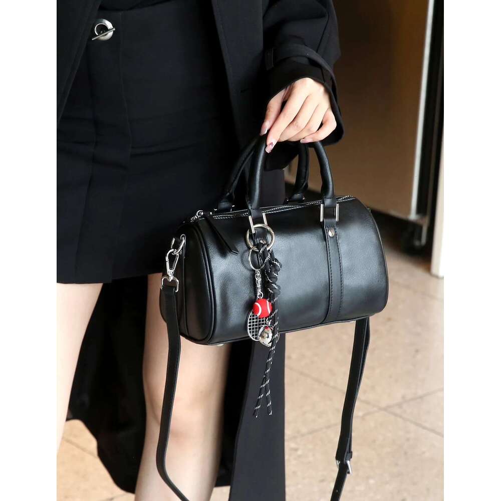 Bag Women's 2024 New Leather Large Capacity Cowhide Retro Handbag Women's Fashion Single Shoulder Crossbody Bag